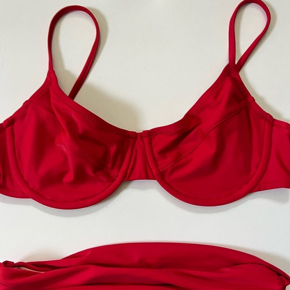 J.Crew Red Bikini 34C/M - Picture 10 of 16